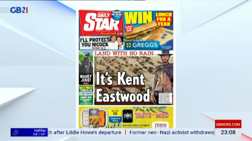 Still from GB News at 8:00