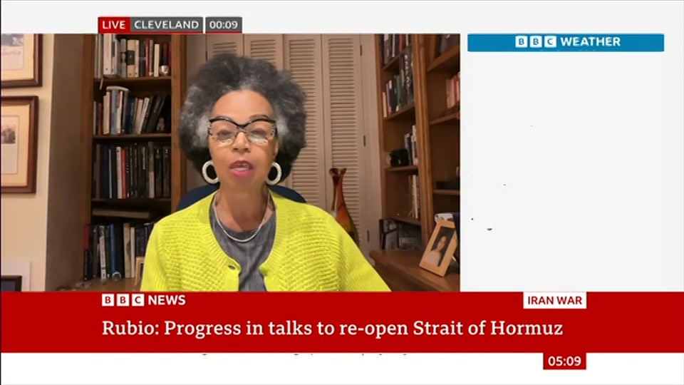 Still from BBC News at 9:00