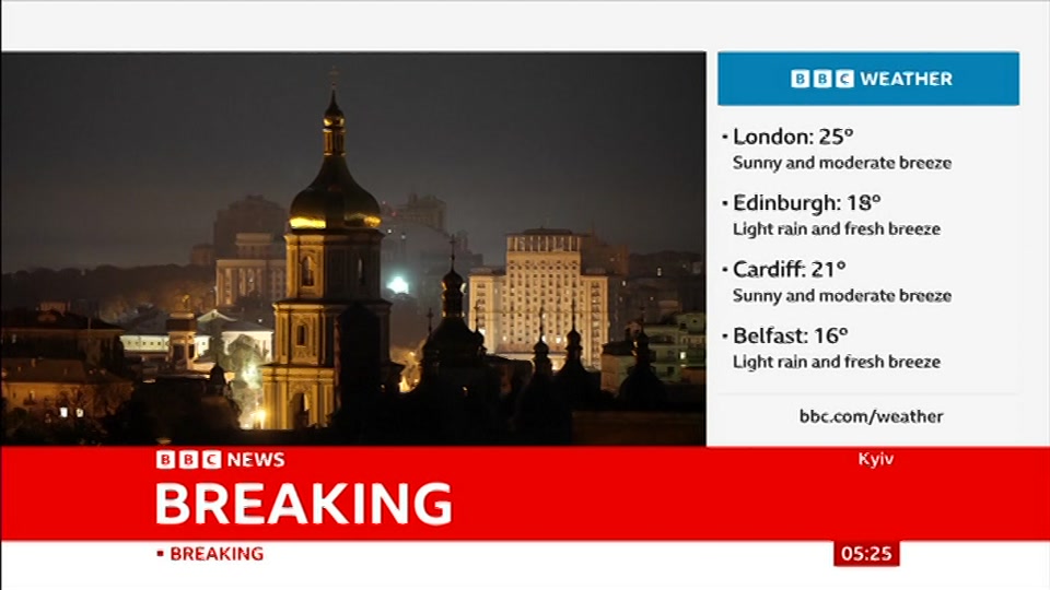 Still from BBC News at 25:00