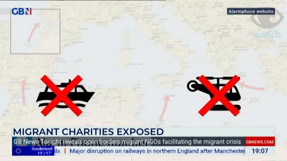 Still from GB News at 7:00