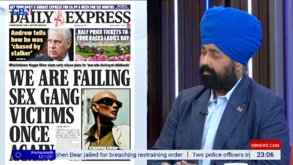 Still from GB News at 6:00