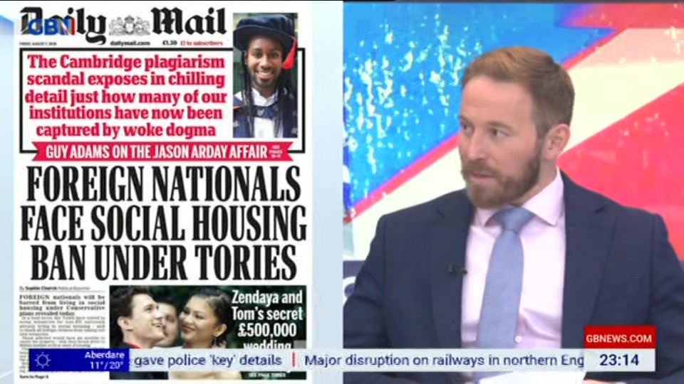 Still from GB News at 14:00