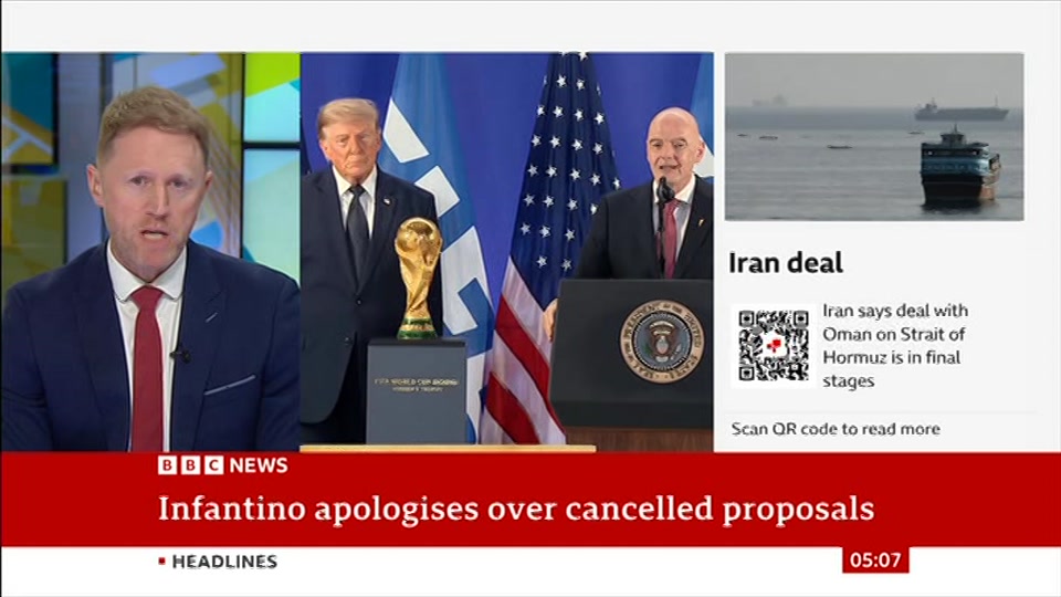Still from BBC News at 7:00