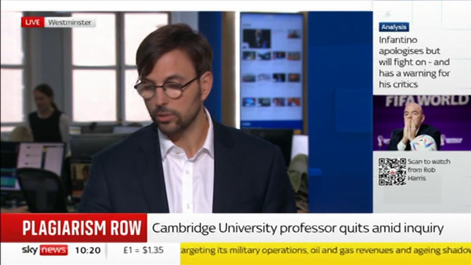 Still from Sky News at 20:00