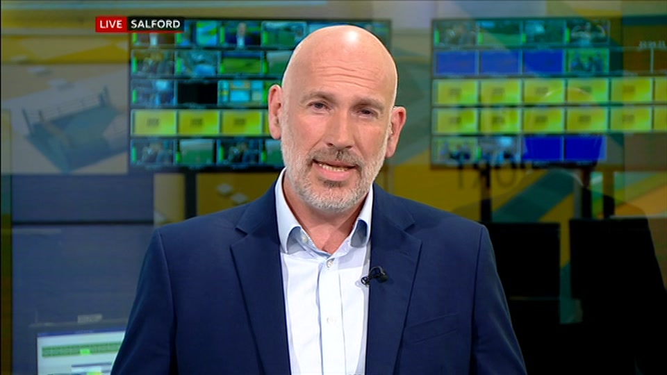 Broadcast still at 4m. BBC ONE West, BBC News and Weather, 6 August 2026.