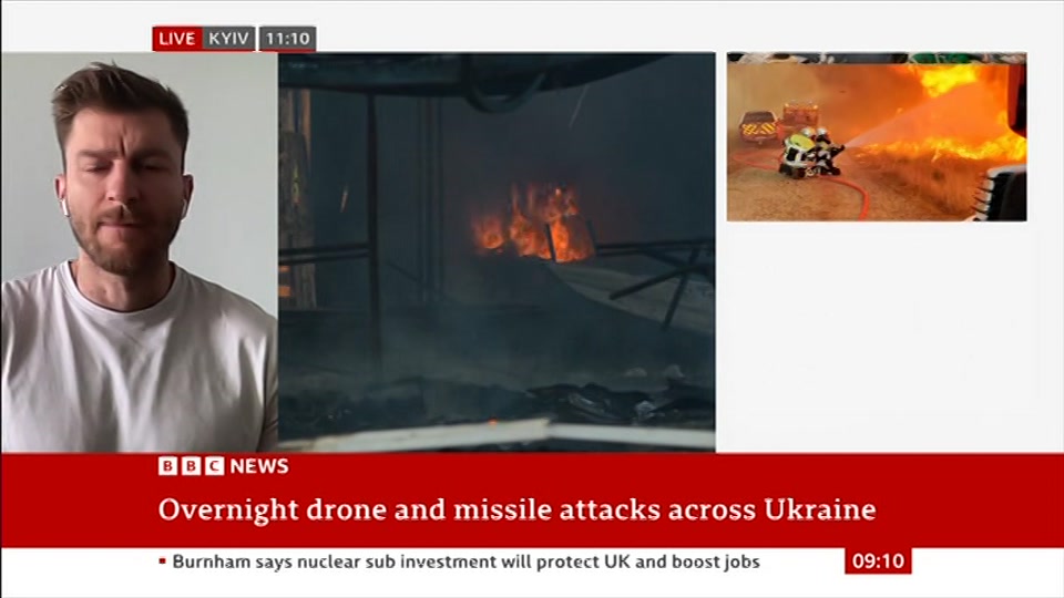Broadcast still at 10m. BBC NEWS, BBC News, 30 July 2026.