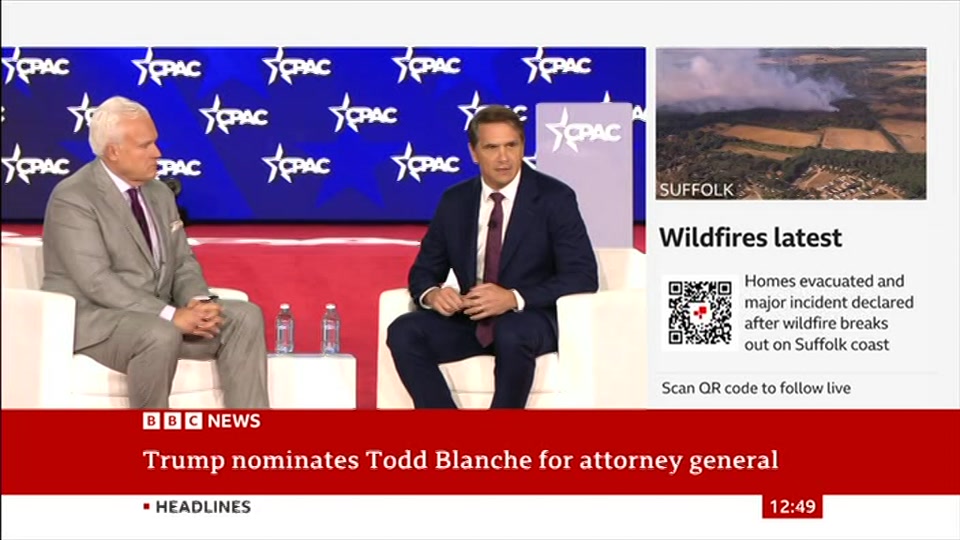 Still from BBC News at 19:00