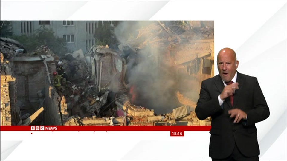 Still from BBC News at 16:00