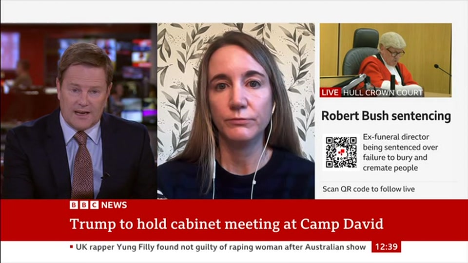 Still from BBC News at 9:00