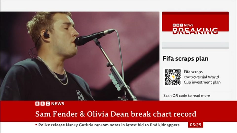 Still from BBC News at 25:00