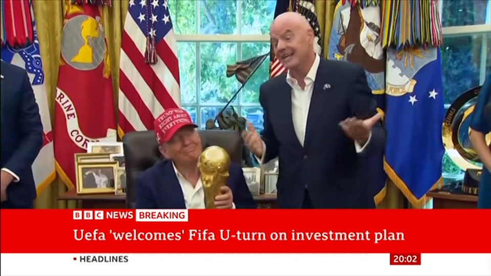 Still from BBC News at 2:00