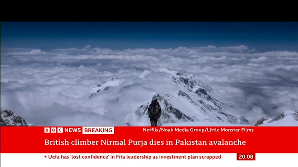 Still from BBC News at 8:00