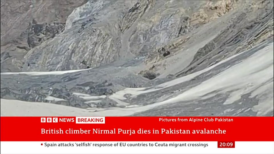 Still from BBC News at 9:00