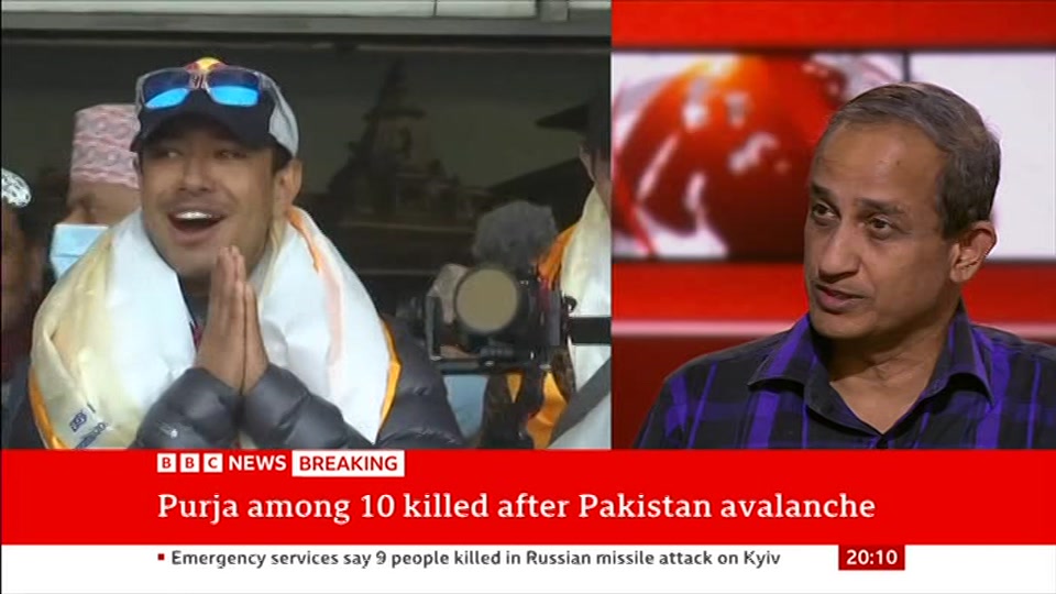 Still from BBC News at 10:00