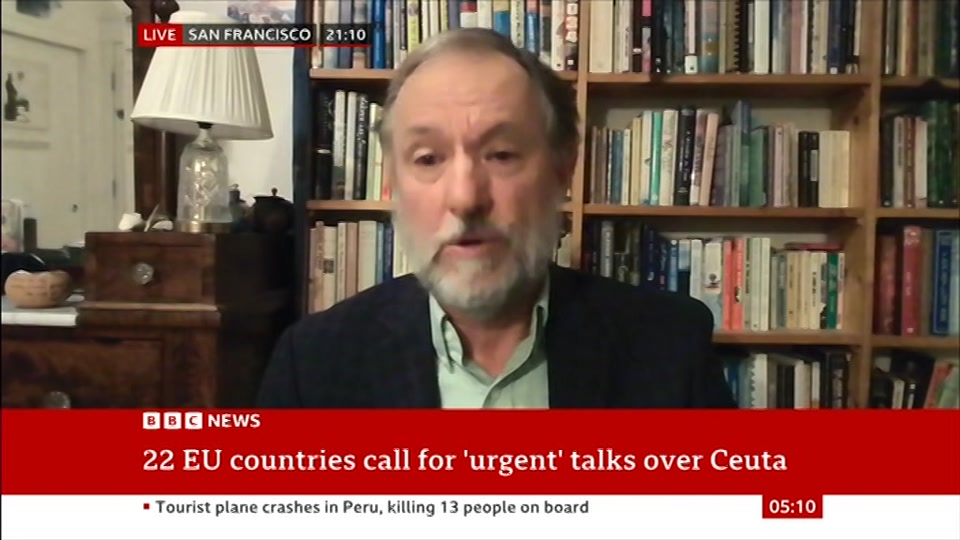 Still from BBC News at 10:00