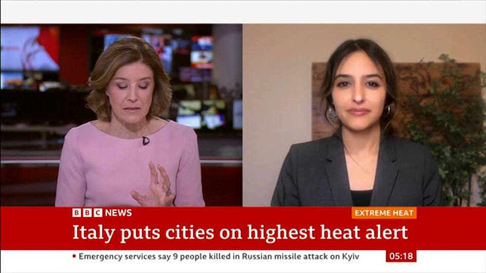 Still from BBC News at 18:00