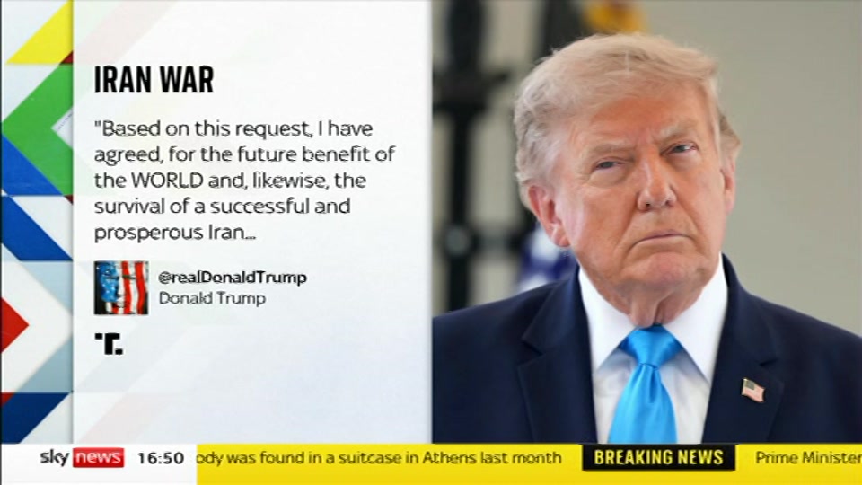 Still from Sky News at 20:00