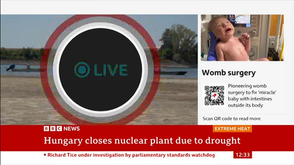 Still from BBC News at 3:00