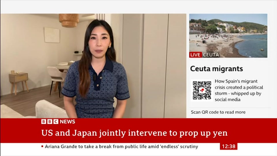 Broadcast still at 8m. BBC NEWS, BBC News Now, 3 August 2026.