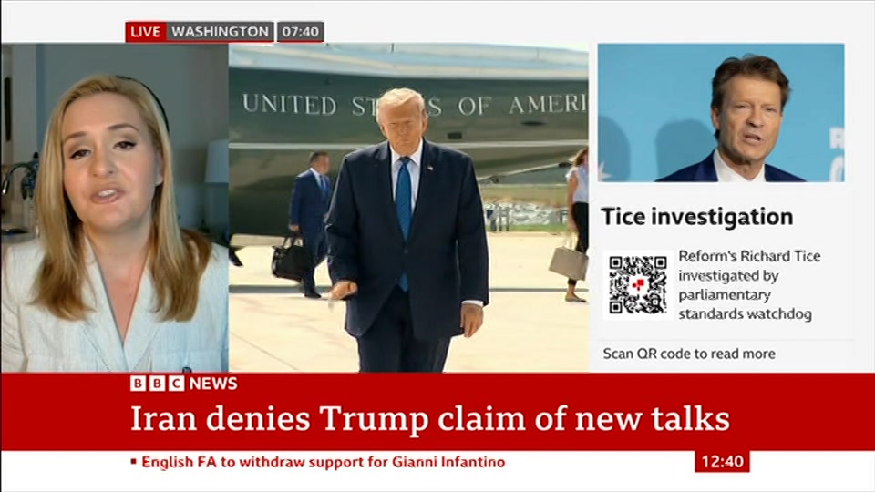 Broadcast still at 10m. BBC NEWS, BBC News Now, 3 August 2026.