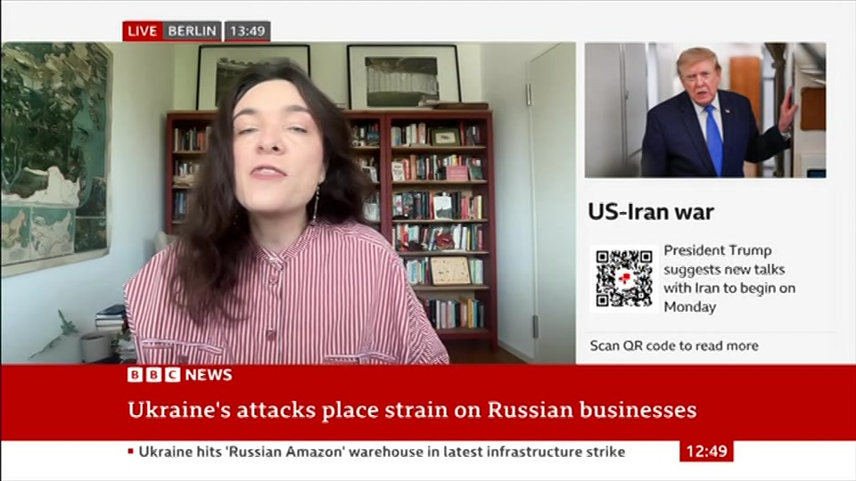 Still from BBC News at 19:00