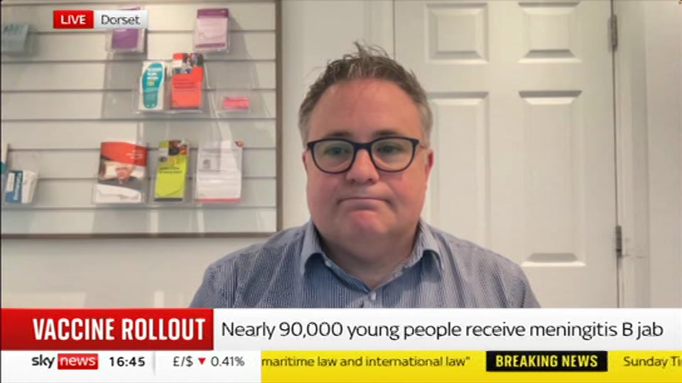 Still from Sky News at 15:00