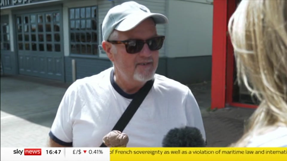 Broadcast still at 17m. Sky News, Sky News Today with Jayne Secker, 3 August 2026.