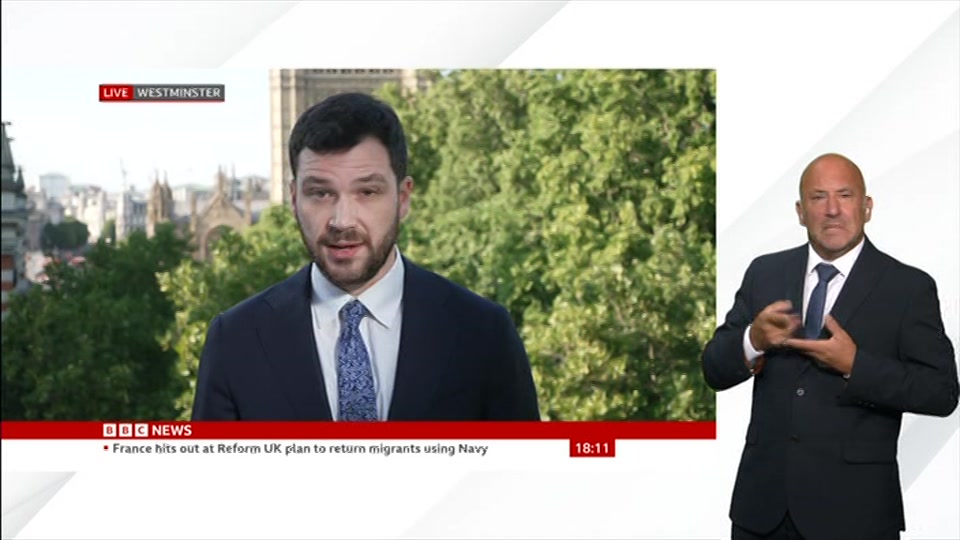Still from BBC News at 11:00