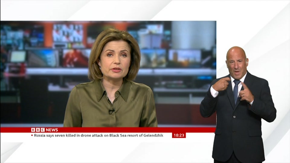 Still from BBC News at 23:00