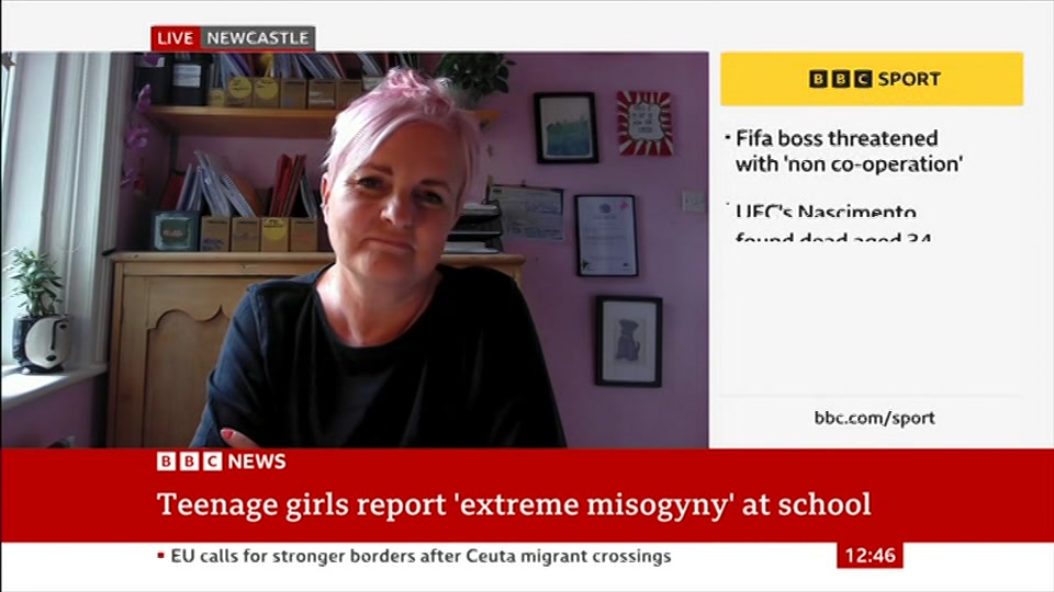 Still from BBC News at 16:00