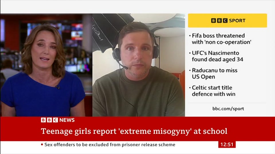 Broadcast still at 21m. BBC NEWS, BBC News Now, 4 August 2026.