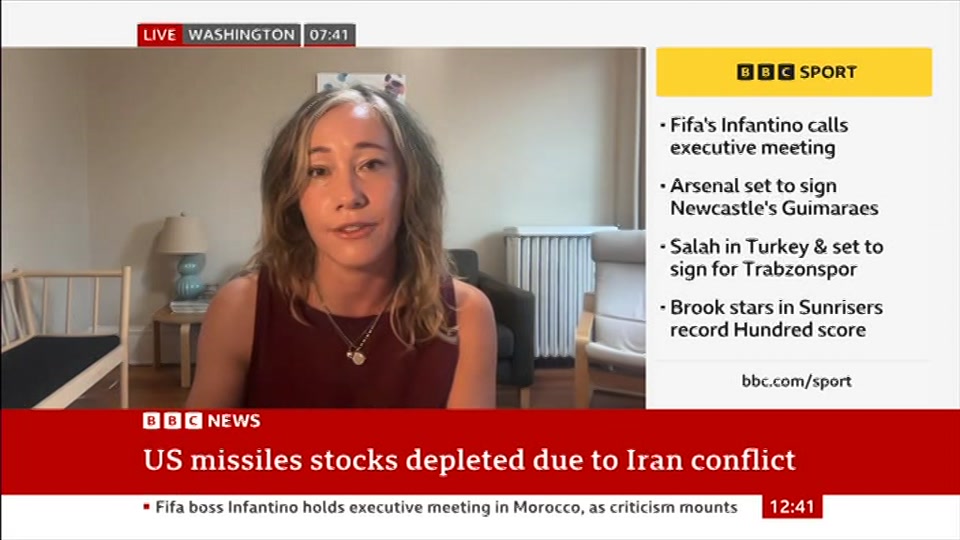 Broadcast still at 11m. BBC News, BBC News Now, 5 August 2026.