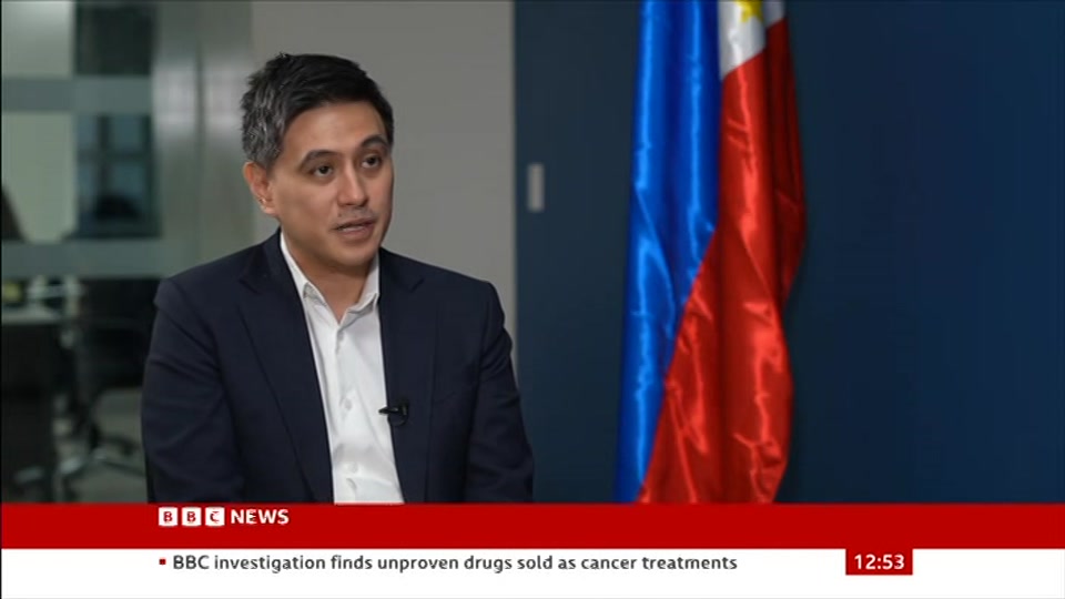 Still from BBC News at 23:00