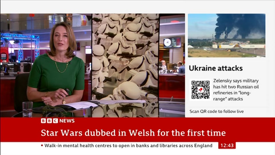 Still from BBC News at 13:00