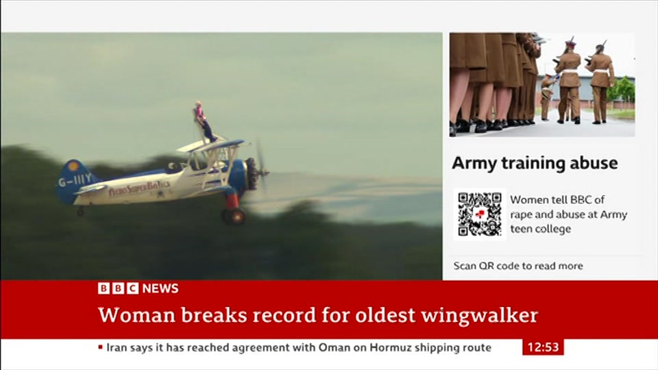 Still from BBC News at 23:00