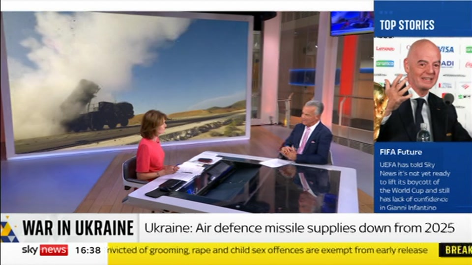 Still from Sky News at 8:00