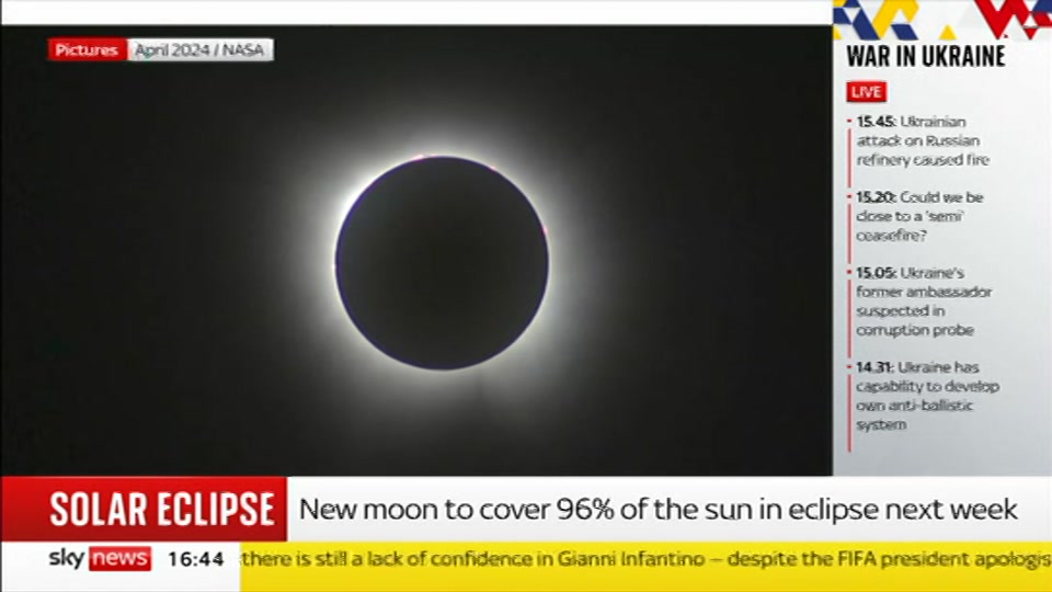 Broadcast still at 14m. Sky News, Sky News Today with Jayne Secker, 6 August 2026.