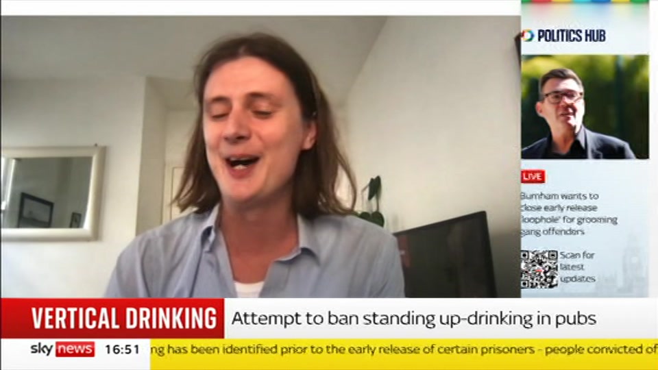 Still from Sky News at 21:00