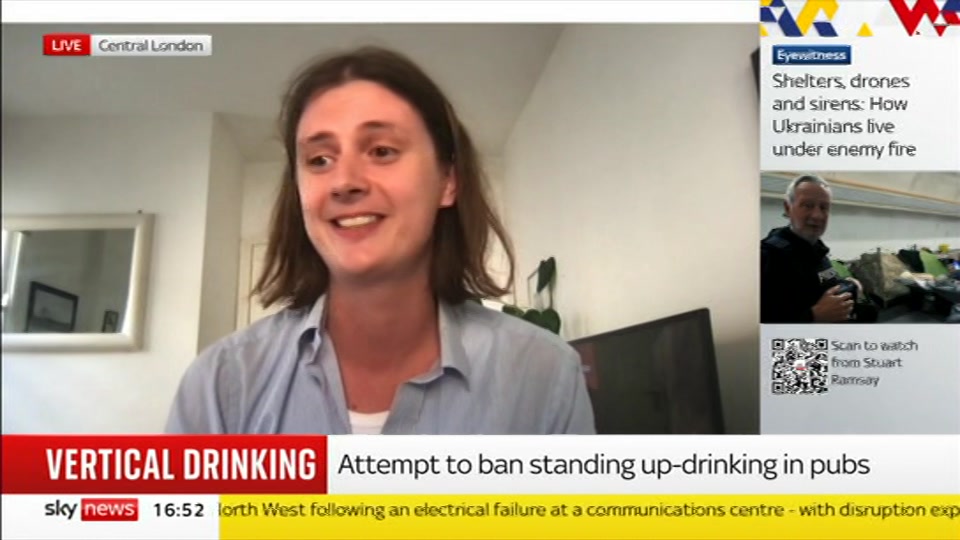 Broadcast still at 22m. Sky News, Sky News Today with Jayne Secker, 6 August 2026.