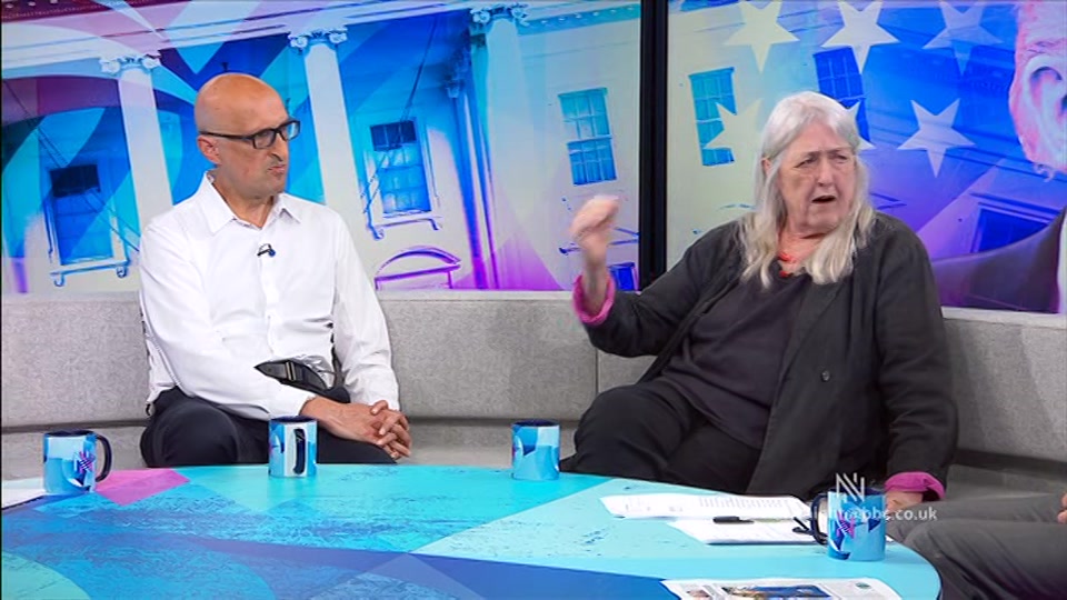 Broadcast still at 24m. BBC TWO, Newsnight, followed by Weather, 2 July 2026.