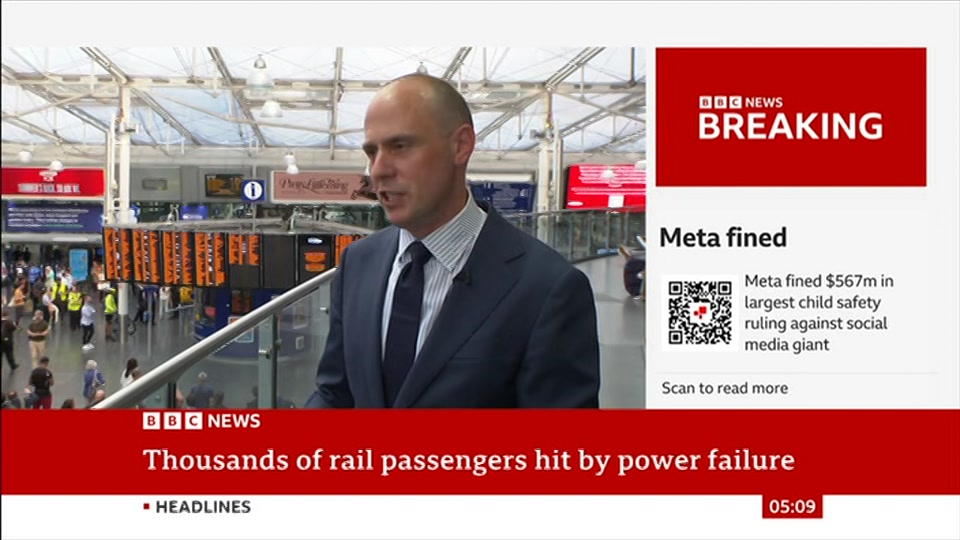 Broadcast still at 9m. BBC NEWS, BBC News, 7 August 2026.