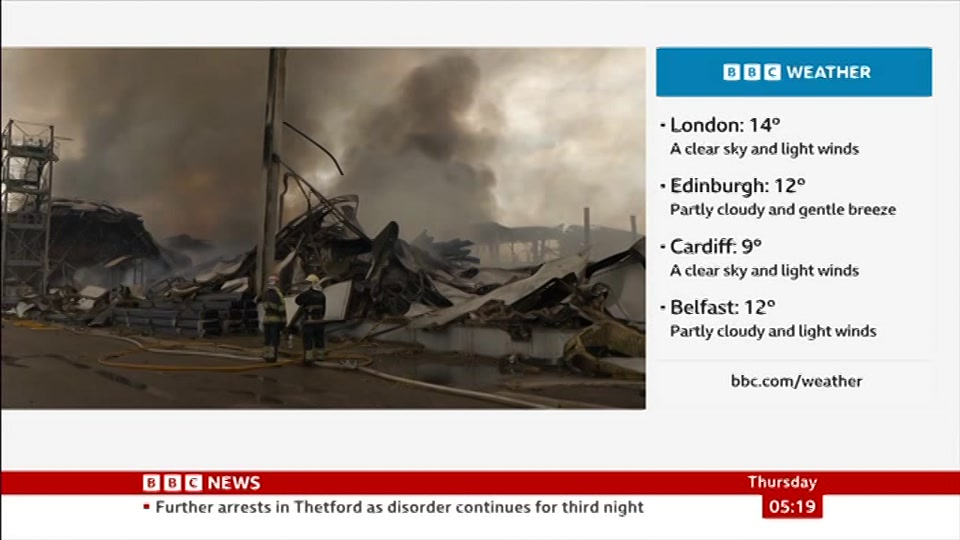 Still from BBC News at 19:00