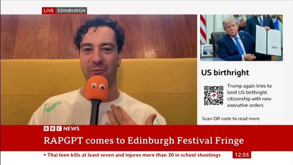 Still from BBC News at 25:00