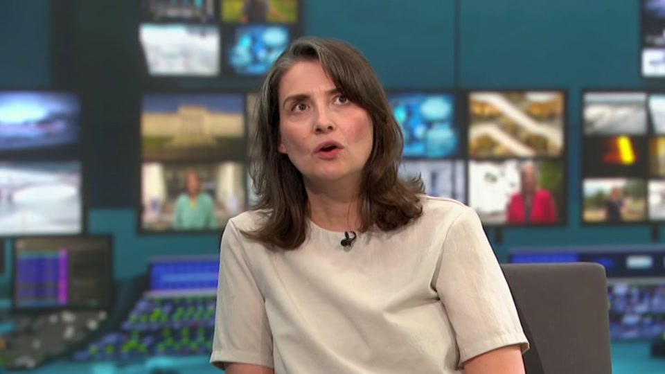 Broadcast still at 3m. ITV1, ITV Lunchtime News, 7 August 2026.