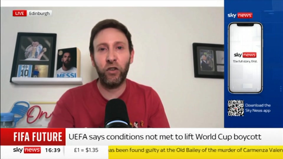 Still from Sky News at 9:00