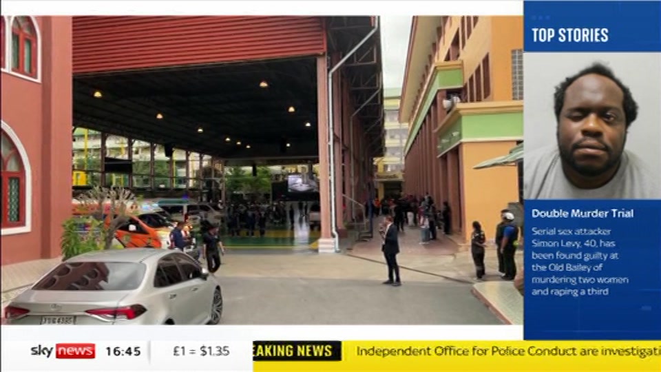 Still from Sky News at 15:00