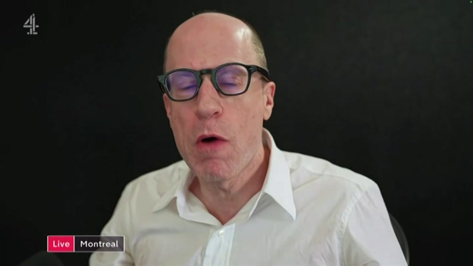 Broadcast still at 17m. Channel 4, Channel 4 News, 7 August 2026.