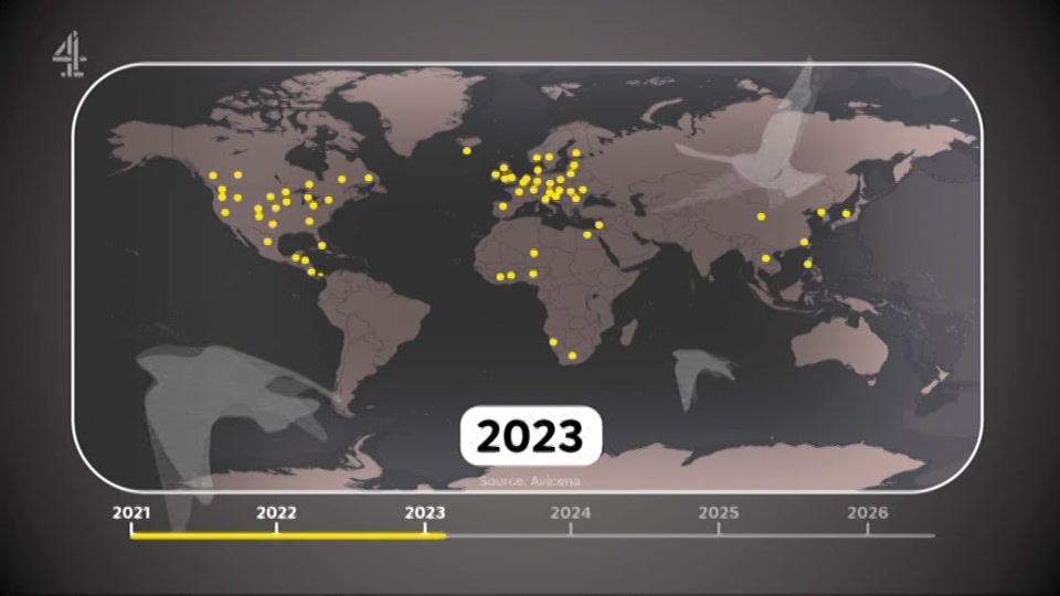 Broadcast still at 52m. Channel 4, Channel 4 News, 7 August 2026.