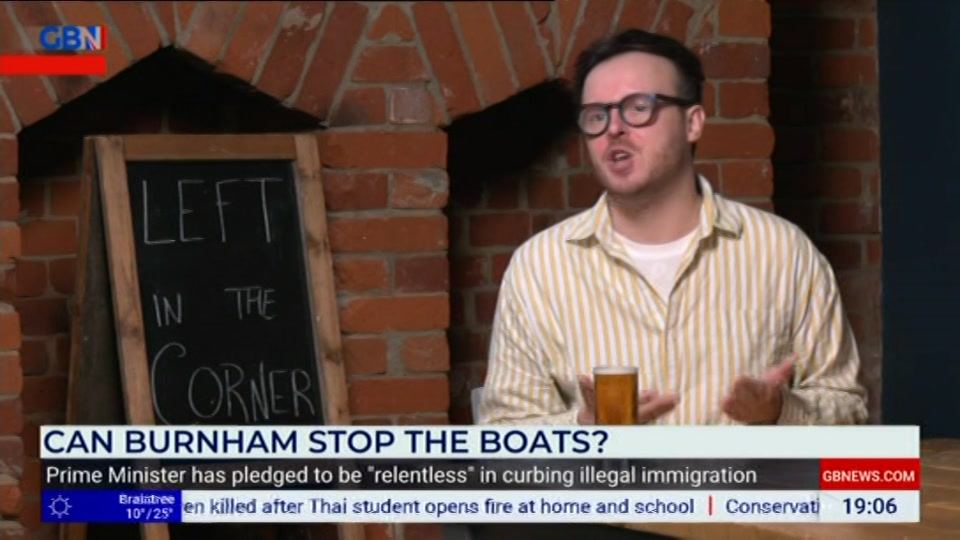 Still from GB News at 6:00
