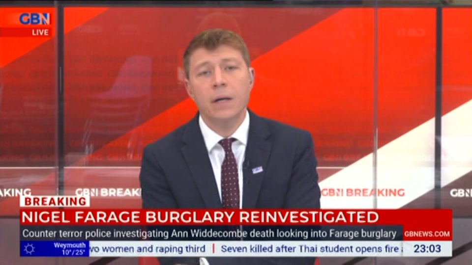 Still from GB News at 3:00